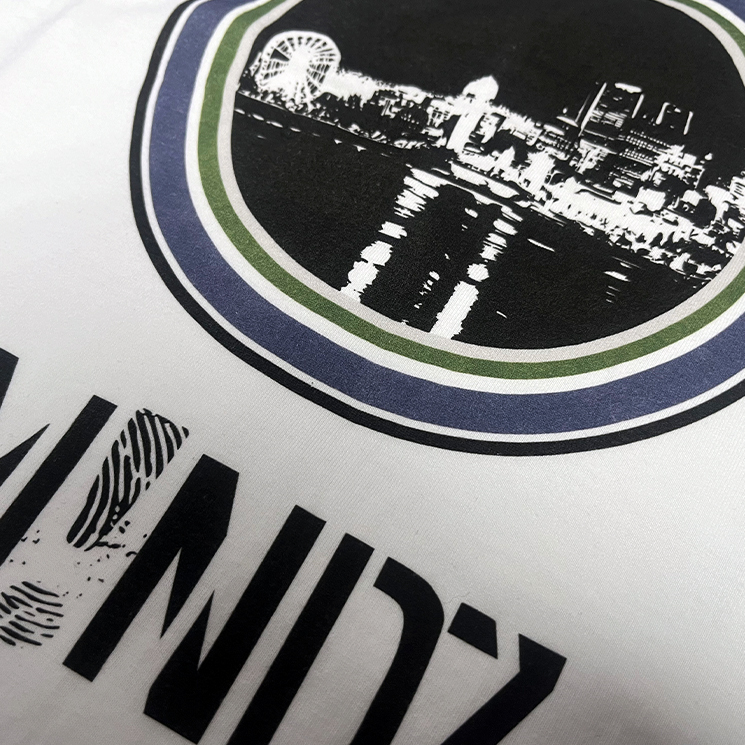 Men’s Digital Printed T-Shirts - Custom Black & White T Shirt