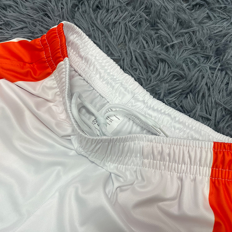 Custom Orange Checkered Men’s Soccer Jersey Set – Full Sublimation Printing