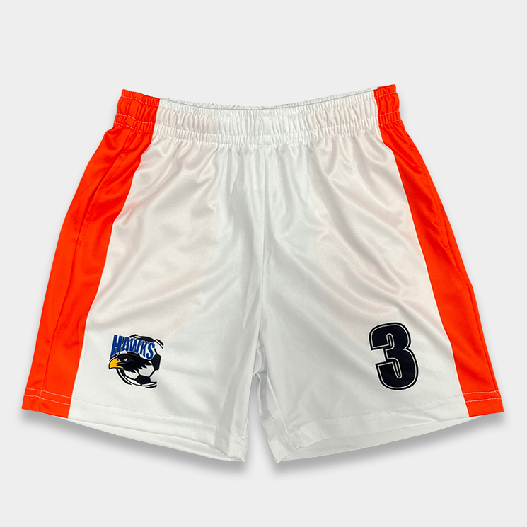 Custom Orange Checkered Men’s Soccer Jersey Set – Full Sublimation Printing