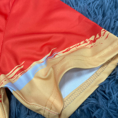 Custom Orange Polo Shirt for Men – Full Sublimation Sportswear