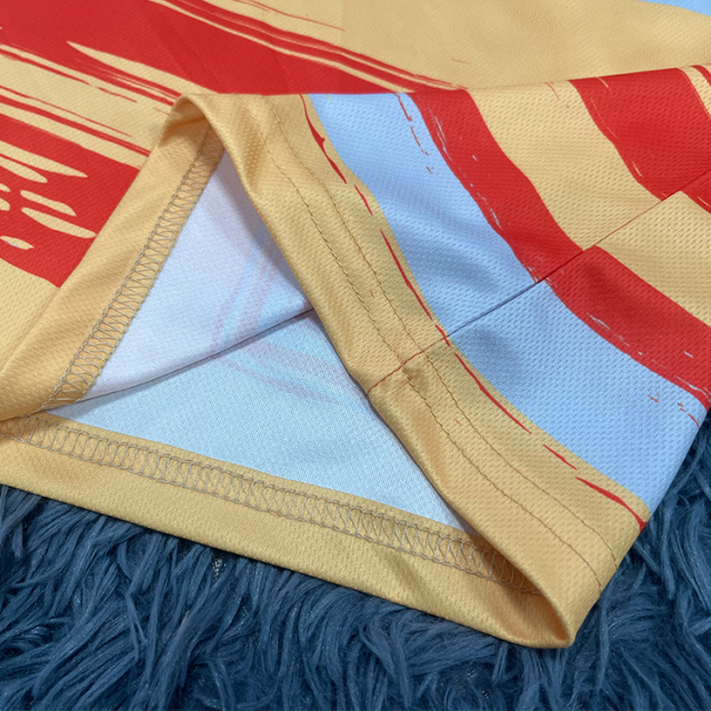 Custom Orange Polo Shirt for Men – Full Sublimation Sportswear
