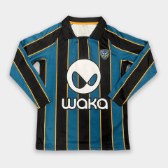 Custom Men’s Retro Long Sleeve Football Jersey – Full Sublimation Vintage Style