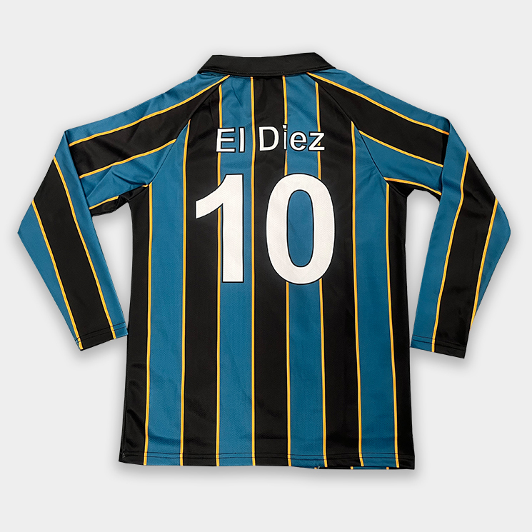 Custom Men’s Retro Long Sleeve Football Jersey – Full Sublimation Vintage Style