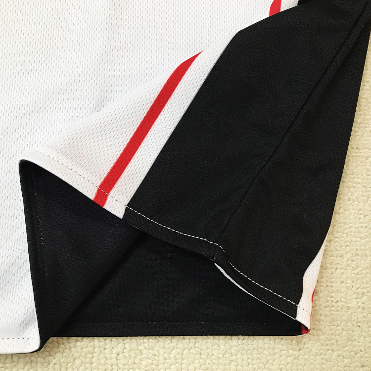 Custom Reversible Basketball Uniform Set – Black & White Full Sublimation Design