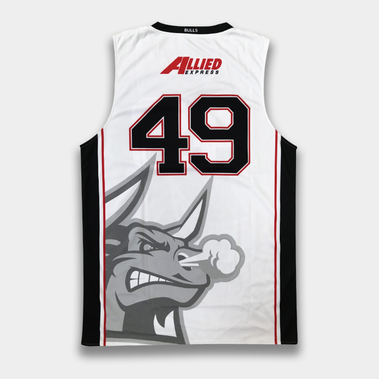 Custom Reversible Basketball Uniform Set – Black & White Full Sublimation Design