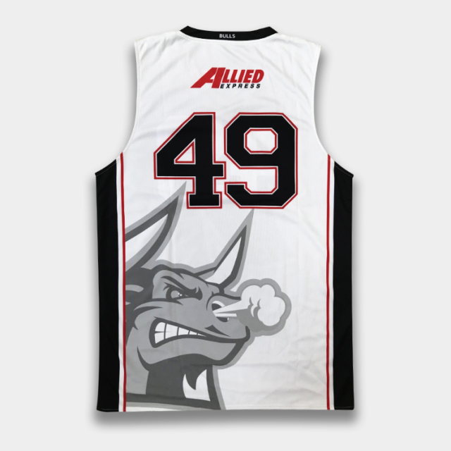 Custom Reversible Basketball Uniform Set – Black & White Full Sublimation Design