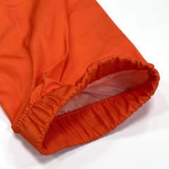 Custom Orange Zip-Up Windbreaker Hoodie – Lightweight Sports Jacket with Sublimation Print