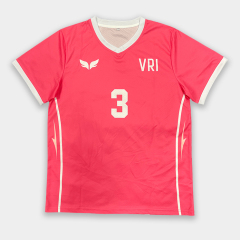 Pink Custom Soccer Jersey – Lightweight Sublimation Football Shirt
