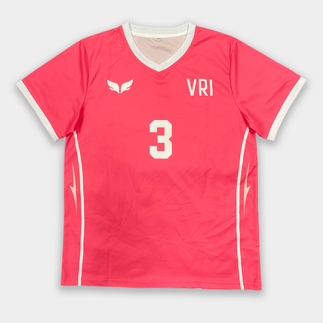 Pink Custom Soccer Jersey – Lightweight Sublimation Football Shirt