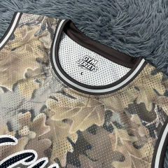 Custom Camouflage Sublimation Basketball Jersey – Personalized Team Basketball Uniforms