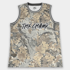 Custom Camouflage Sublimation Basketball Jersey – Personalized Team Basketball Uniforms