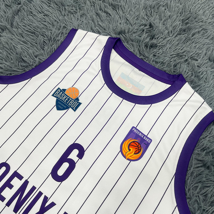 Custom Striped Basketball Jersey Set