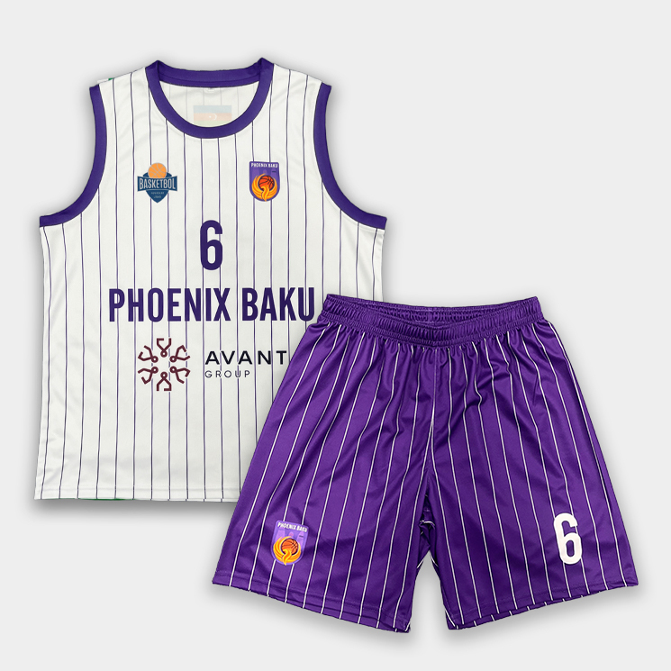 Custom Striped Basketball Jersey Set