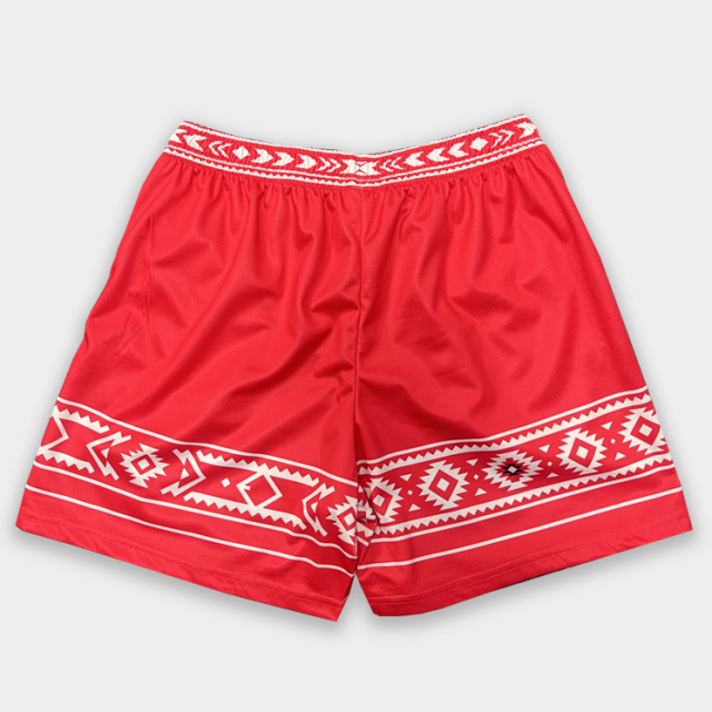 Custom Sublimation Red Basketball Shorts