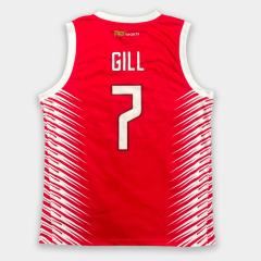 Custom Sublimated Red Basketball Jersey Set – Personalized Team Uniforms