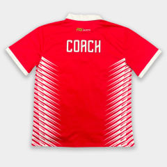Custom Red Sublimation Polo Shirts