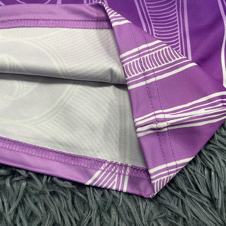 Custom Sublimation Sports T-Shirts – Purple Performance Tee, Fully Personalized for Teams
