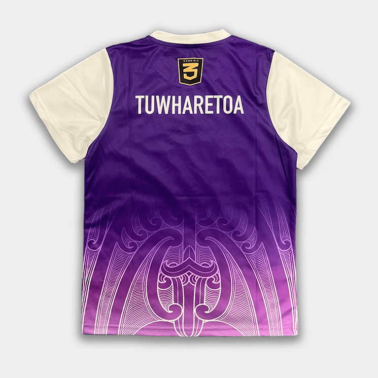 Custom Sublimation Sports T-Shirts – Purple Performance Tee, Fully Personalized for Teams
