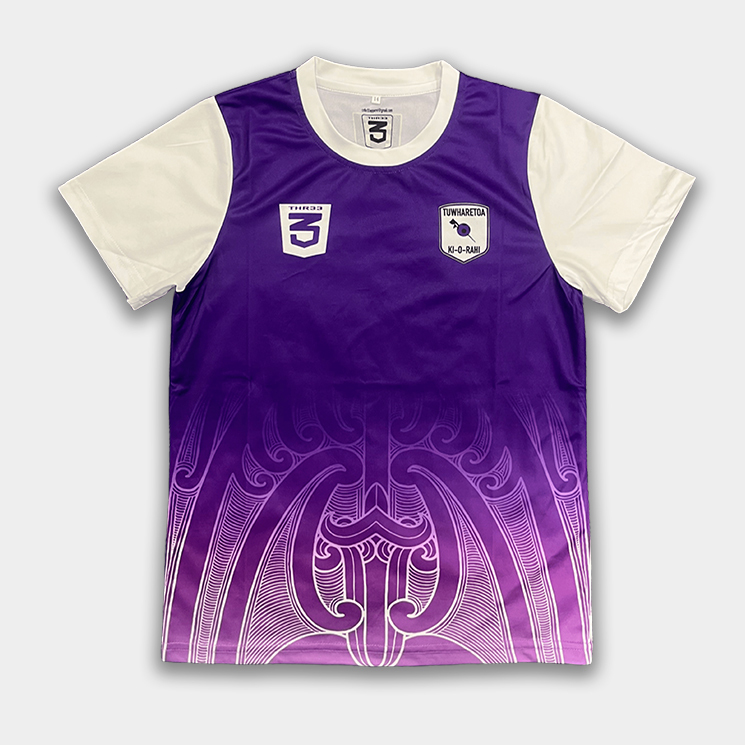 Custom Sublimation Sports T-Shirts – Purple Performance Tee, Fully Personalized for Teams