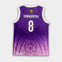 Custom Sublimated Basketball Uniform Sets – Purple Jersey & Shorts, Fully Personalized
