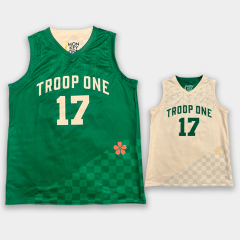 Green Reversible Basketball Jerseys – Custom Sublimated 2-in-1 Uniform Sets