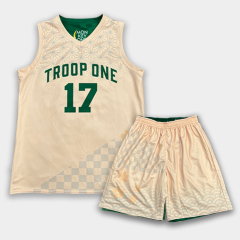 Green Reversible Basketball Jerseys – Custom Sublimated 2-in-1 Uniform Sets