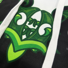 Custom Black Sublimation Sports Hoodie – Fully Personalized Team & Training Pullover