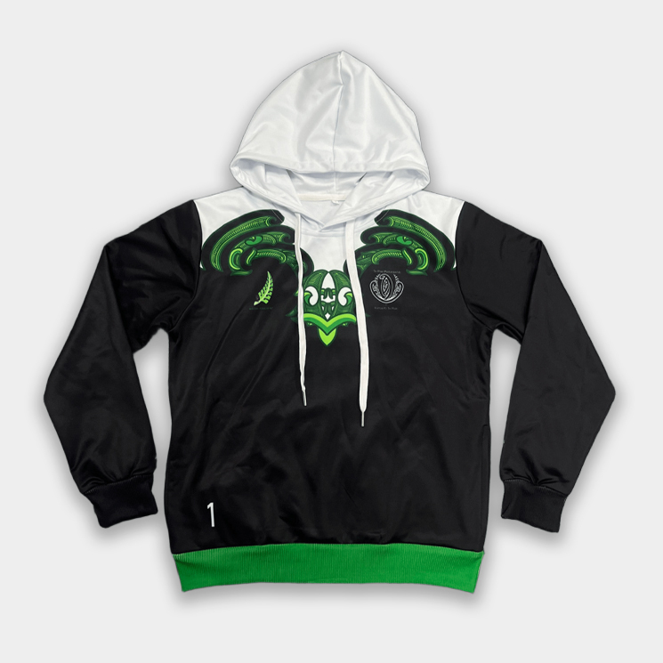 Custom Black Sublimation Sports Hoodie – Fully Personalized Team & Training Pullover