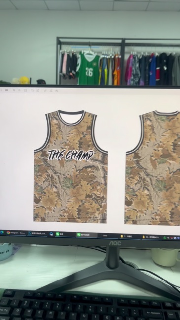 Custom Camouflage Sublimation Basketball Jersey – Personalized Team Basketball Uniforms