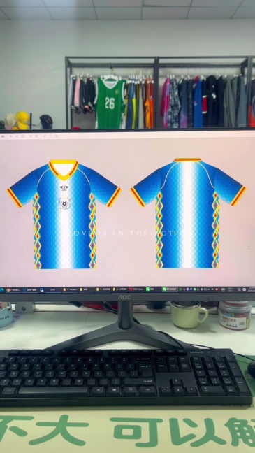 Vintage-Style Custom Soccer Jersey (Sublimation + Heat-Transfer Logo)