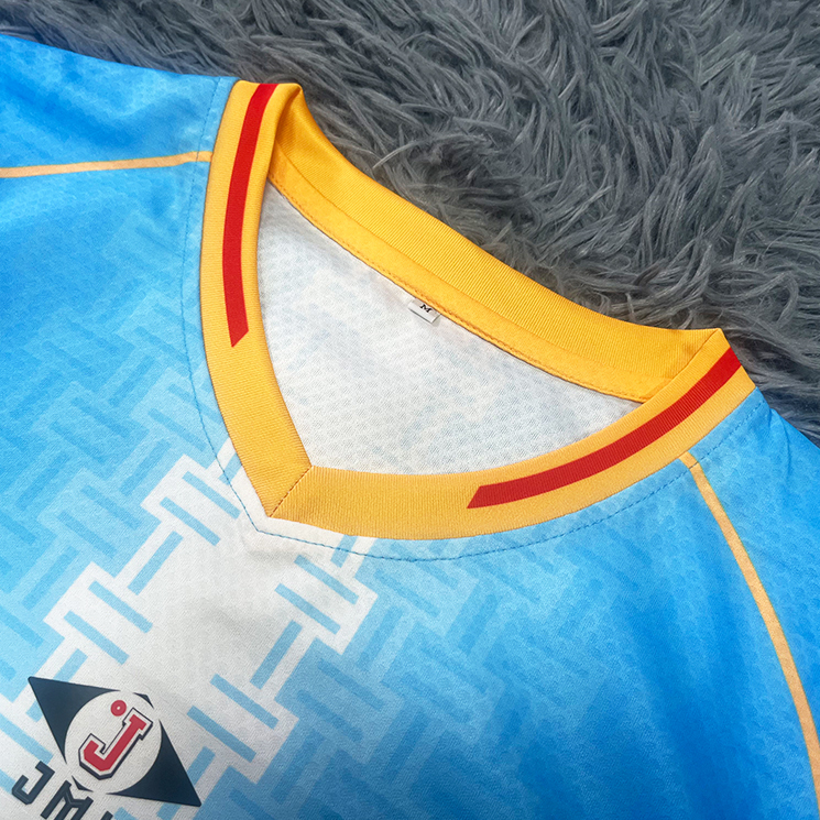Vintage-Style Custom Soccer Jersey (Sublimation + Heat-Transfer Logo)