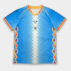 Vintage-Style Custom Soccer Jersey (Sublimation + Heat-Transfer Logo)