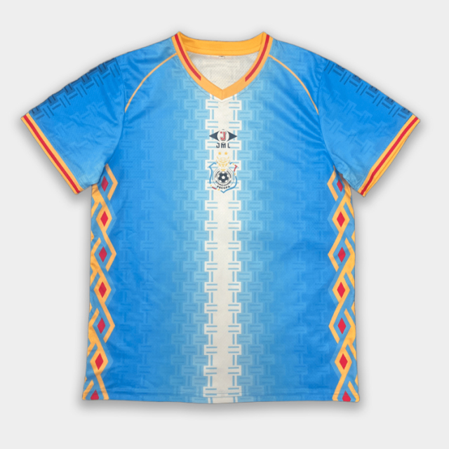 Vintage-Style Custom Soccer Jersey (Sublimation + Heat-Transfer Logo)