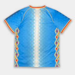 Vintage-Style Custom Soccer Jersey (Sublimation + Heat-Transfer Logo)