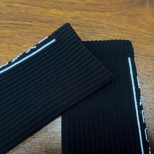 Black Men’s Silicone Grip Basketball Socks