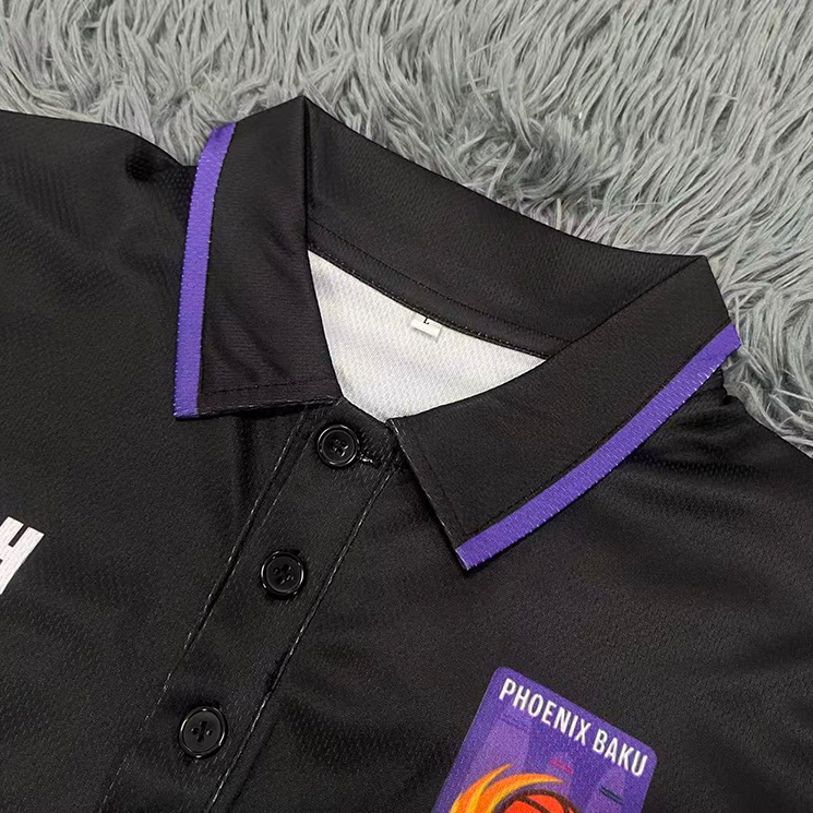 Custom Black Polo Shirts - Sublimation Printing Polo Shirt