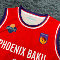 Custom Basketball Jersey Sets - Red & Black Team Uniforms