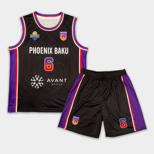 Custom Basketball Jersey Sets - Red & Black Team Uniforms