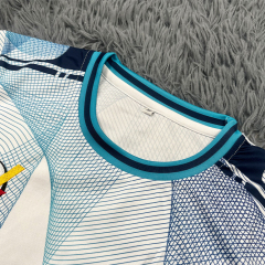 Sublimation Soccer Jersey with Embroidered Logos | Personalized Soccer Uniforms