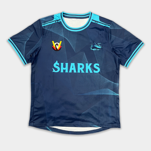 Sublimation Soccer Jersey with Embroidered Logos | Personalized Soccer Uniforms