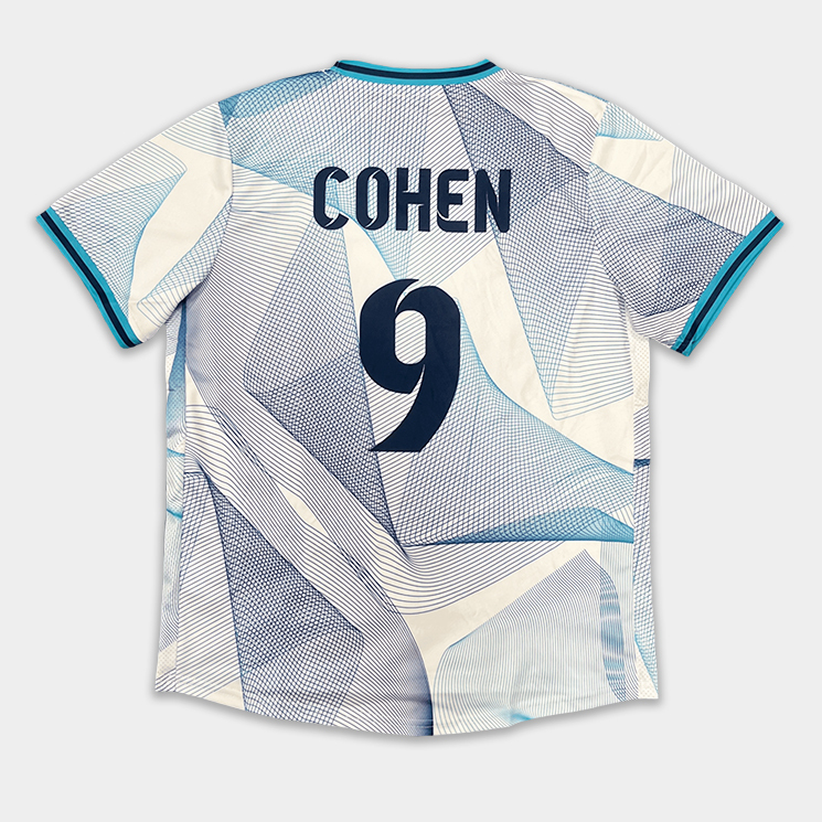 Sublimation Soccer Jersey with Embroidered Logos | Personalized Soccer Uniforms