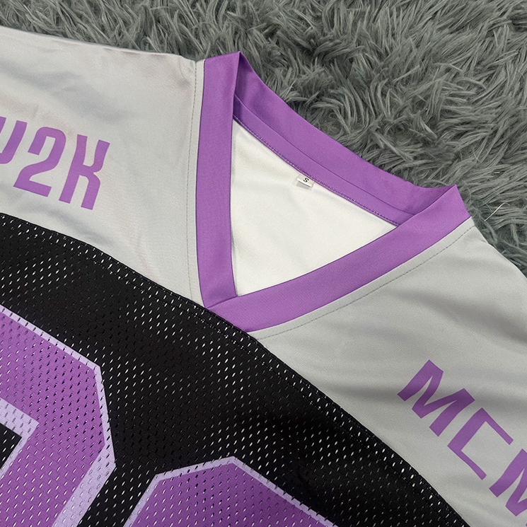 Custom Oversized Football Jersey – Sublimation Printed Retro Style