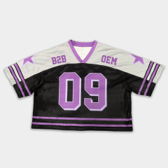 Custom Oversized Football Jersey – Sublimation Printed Retro Style