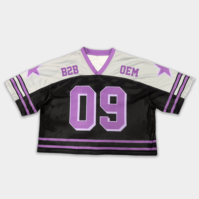 Custom Oversized Football Jersey – Sublimation Printed Retro Style