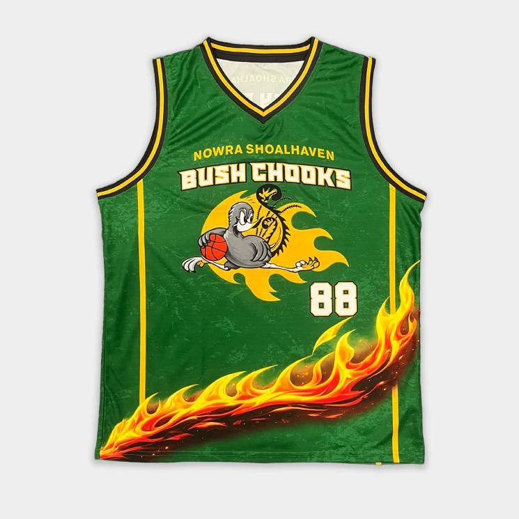 Custom Mesh Sublimated Basketball Jerseys Set