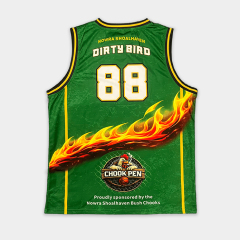 Custom Mesh Sublimated Basketball Jerseys Set