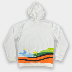 Personalised White Sublimation Hoodie | Custom Hoodies For Soccer Team