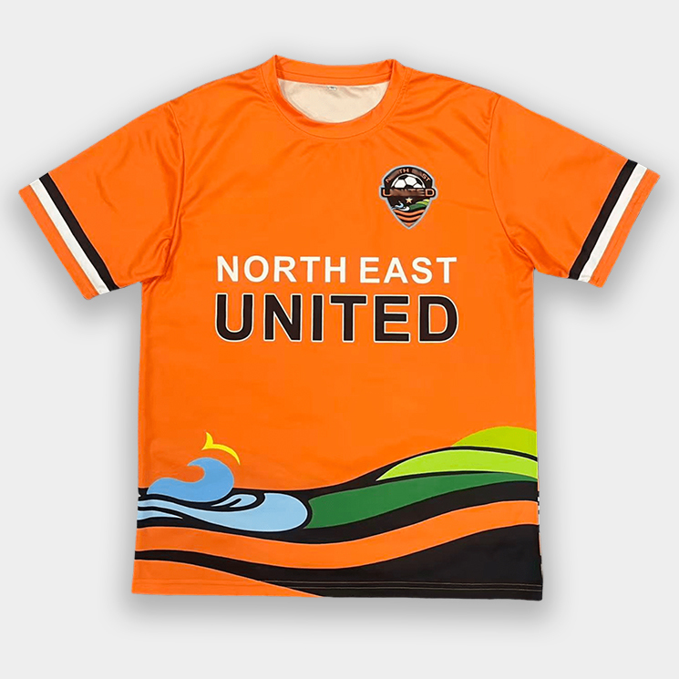 Custom Orange Soccer T Shirt | Sublimation Soccer Jersey for Teams