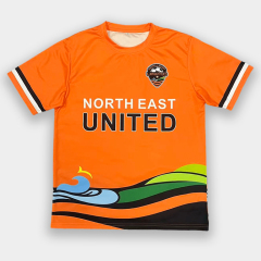 Custom Orange Soccer T Shirt | Sublimation Soccer Jersey for Teams