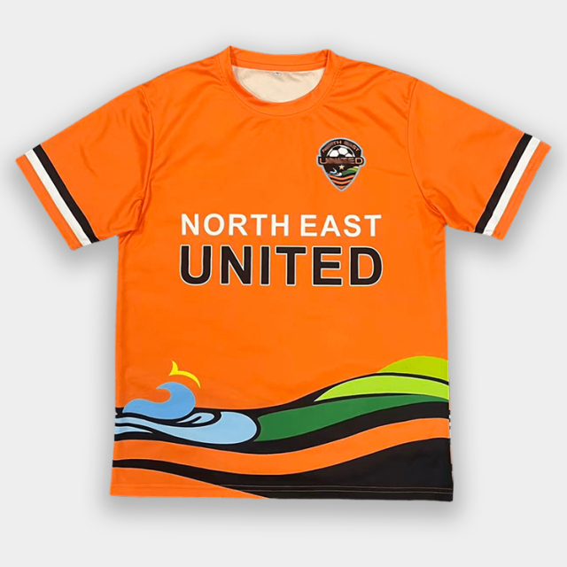 Custom Orange Soccer T Shirt | Sublimation Soccer Jersey for Teams